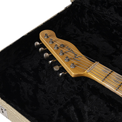 Fender Custom Shop 1951 Nocaster Relic Akçaağaç Klavye Faded Aged Nocaster Blonde Elektro Gitar